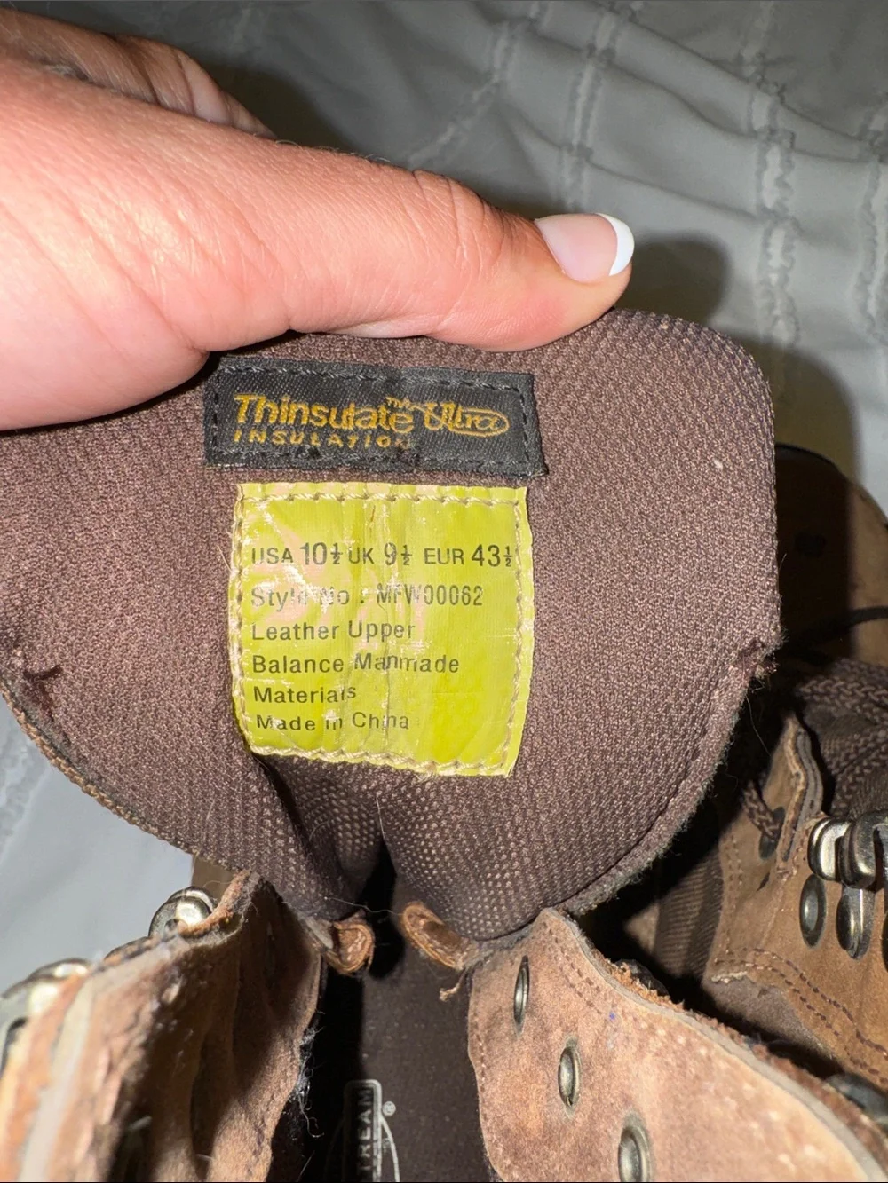 Field & Stream Brown Lace-Up Men's Hunting Boots